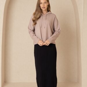 Black Knit Skirt Legging