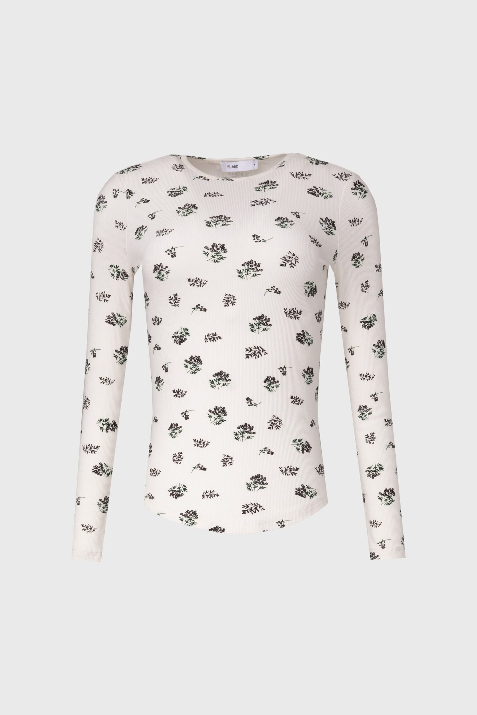 Black Floral Printed T-Shirt - Image 5