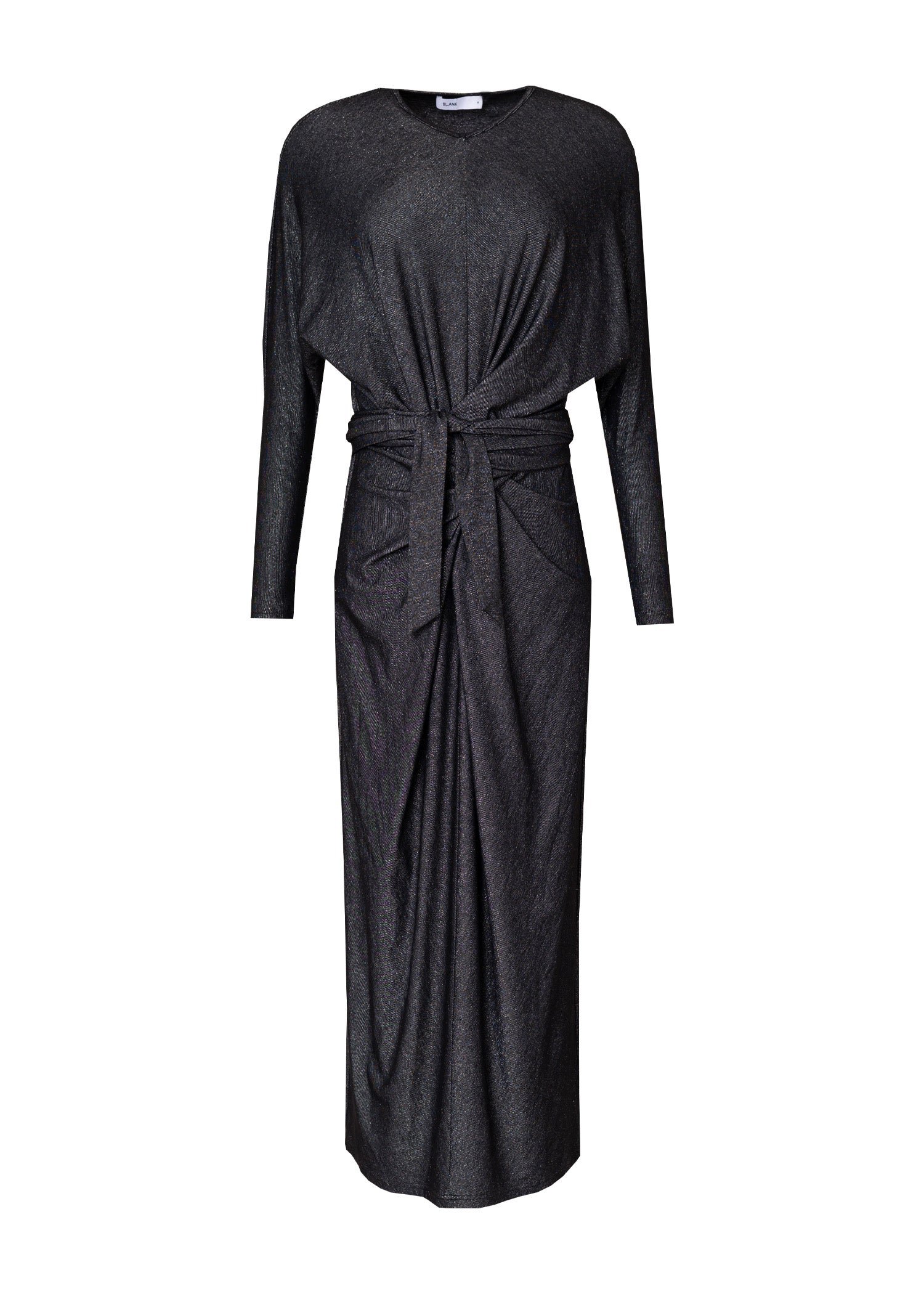 Black Sparkle Tie Wrap Maxi - Image 5